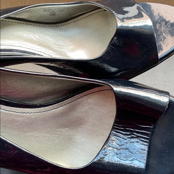 Anne Klein AK Peep Toe Patent Leather Portia 10 - Picture 7 of 8